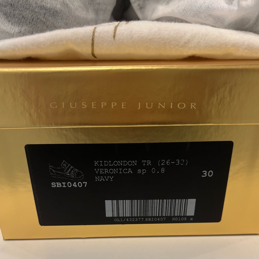 Giuseppe Zanotti Kids Dress Shoes - Navy